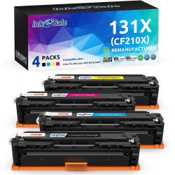 HP 131X (CF210X CF211A CF212A CF213A) Remanufactured Toner Cartridge - 4 Color Set